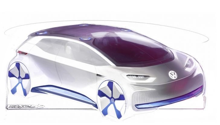 Salone di Parigi 2016, Volkswagen presenta un concept elettrico per il 2020 - Foto 1 di 9