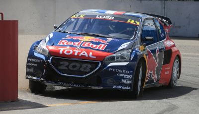 Le Peugeot 208 WRX pronte per la gara di casa