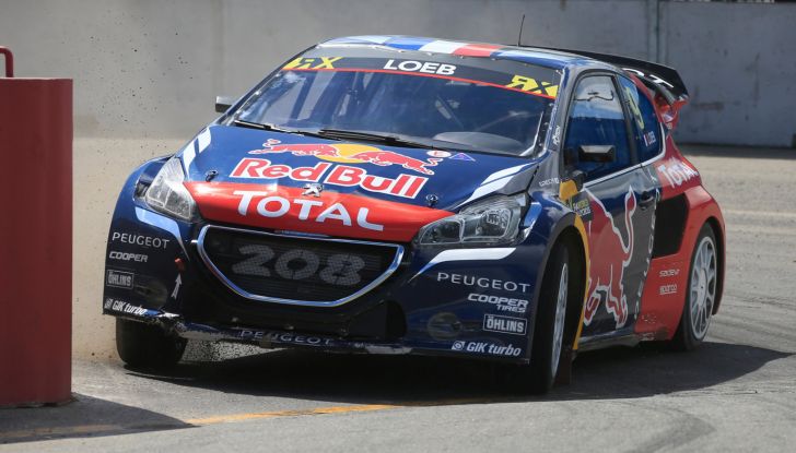 Le Peugeot 208 WRX pronte per la gara di casa - Foto 1 di 4