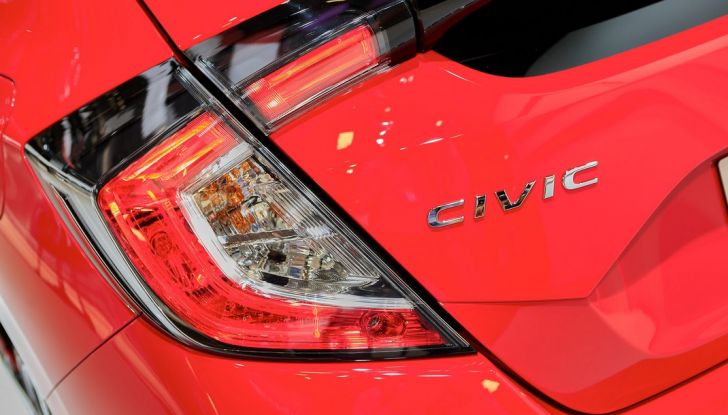 Honda Civic Novità Salone di Parigi 2016.