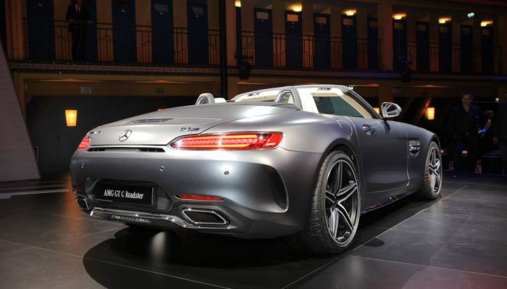 auto novità mercedes amg GT C Roadster Salone di Parigi
