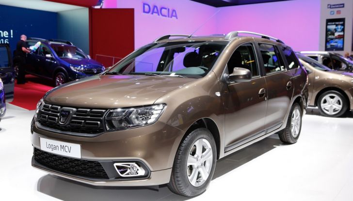Dacia Logan MCV novità salone Parigi 2016