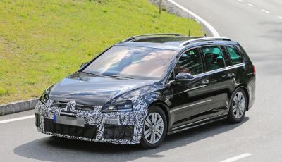 Volkswagen Golf VII R Variant Facelift prime foto spia