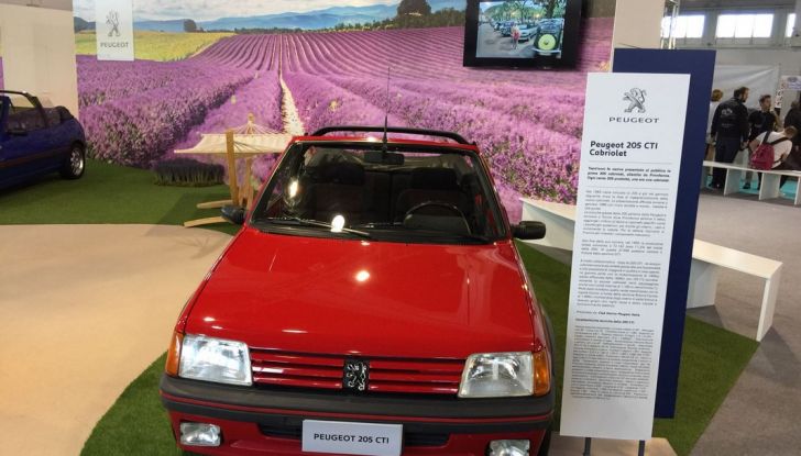 Peugeot al Salone Auto e Moto d’Epoca: i trent’anni della 205 - Foto 6 di 11