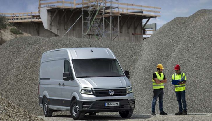 Volkswagen Crafter prova su strada del veicolo commerciale di nuova generazione - Foto 3 di 34