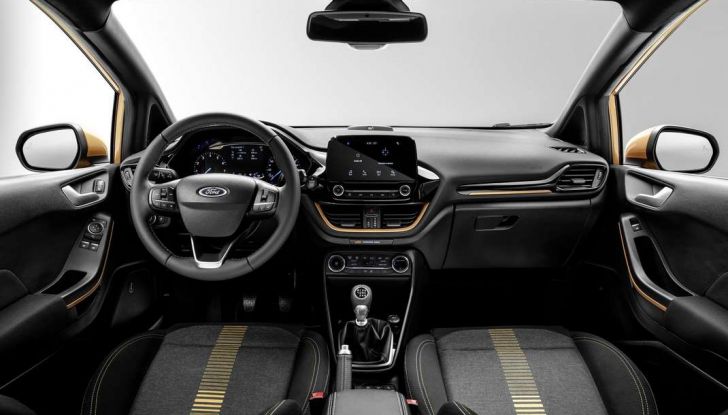 Ford Fiesta 2017, nuova generazione, interno.