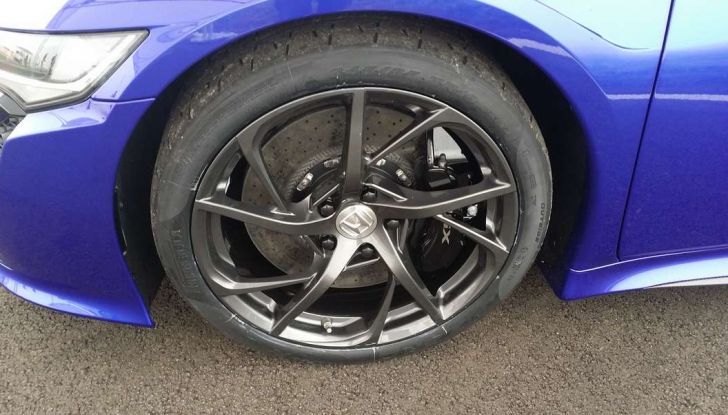 Nuova Honda NSX 2017, cerchio.