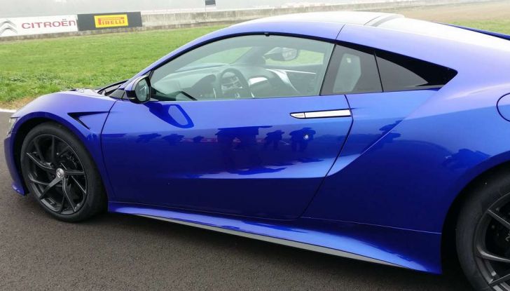 Nuova Honda NSX 2017, in pista a Vairano.