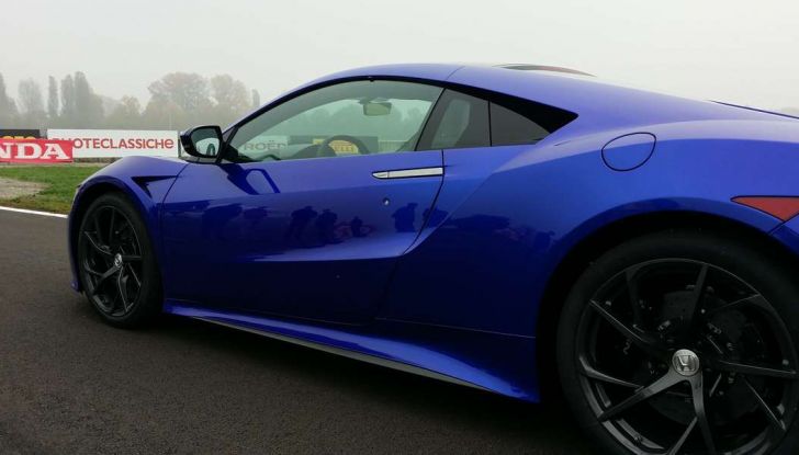 Nuova Honda NSX 2017, in pista a Vairano.