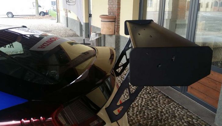 Primo piano Spoiler Honda.
