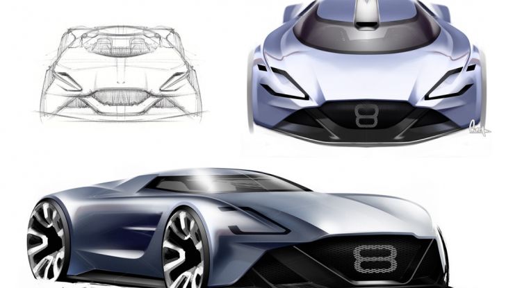 Aston Martin Vision 8: l’ibrido prodotto con Red Bull - Foto 8 di 8