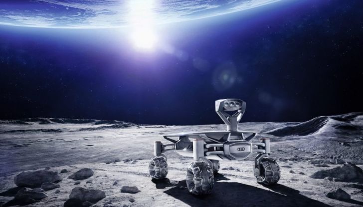 audi quattro tron sulla luna