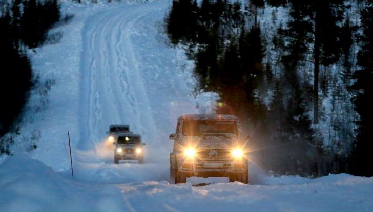 Mercedes Classe G di nuova generazione, foto spia sulla neve - Foto 6 di 11