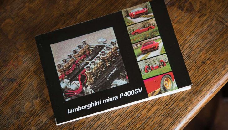 Una Lamborghini Miura SV del 1971 in condizioni perfette va all’asta - Foto 18 di 24