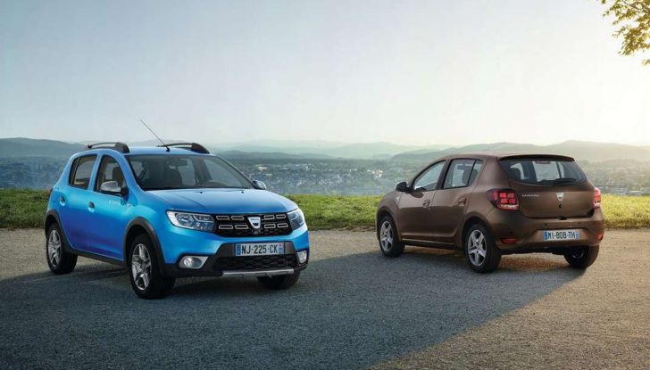 Nuova Dacia Sandero Stepway gamma