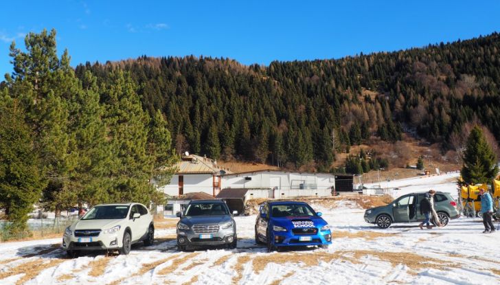 guida su neve consigli con subaru