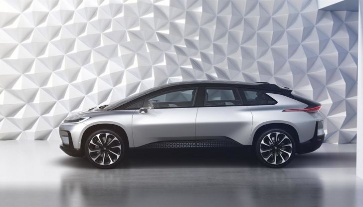 Faraday Future FF91: l'elettrica con 1.050 CV e 1.800 Nm