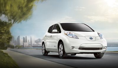 Nissan Leaf, l’auto elettrica sbarca all’aeroporto di Fiumicino
