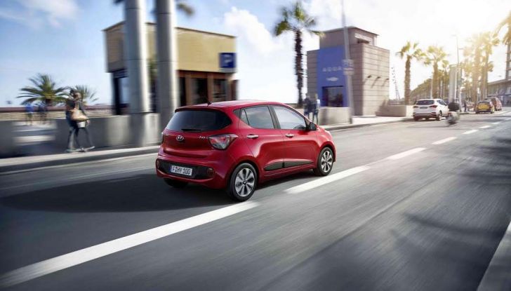 Nuova hyundai i10 2017, design sportivo.