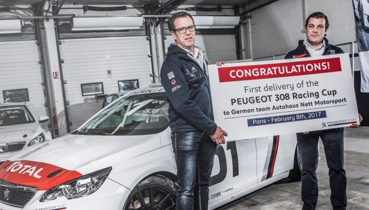 Consegnata la prima Peugeot 308 Racing Cup - Foto 1 di 12
