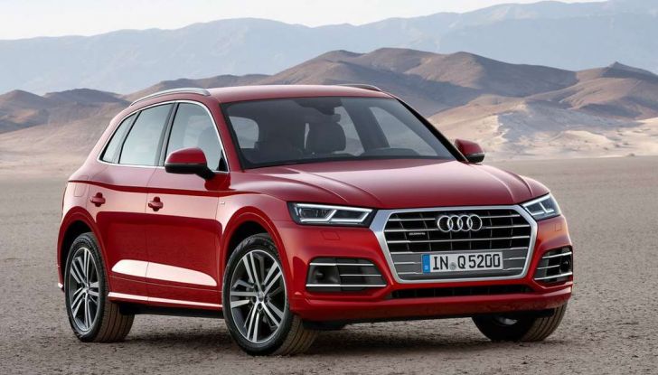 Audi Q5 ufficiali dinamiche 2017.
