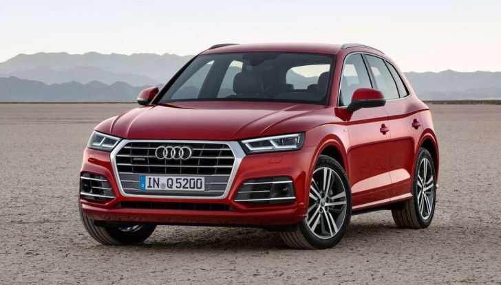 Audi Q5 ufficiali dinamiche 2017.
