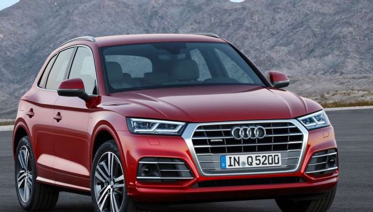 Audi Q5 ufficiali dinamiche 2017.