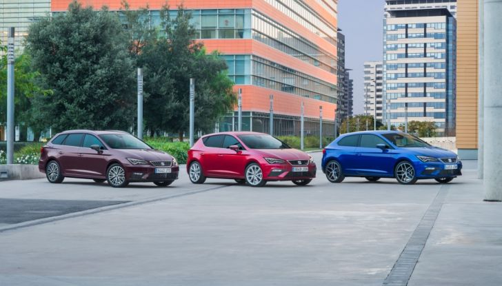 Nuova Seat Leon, colori.
