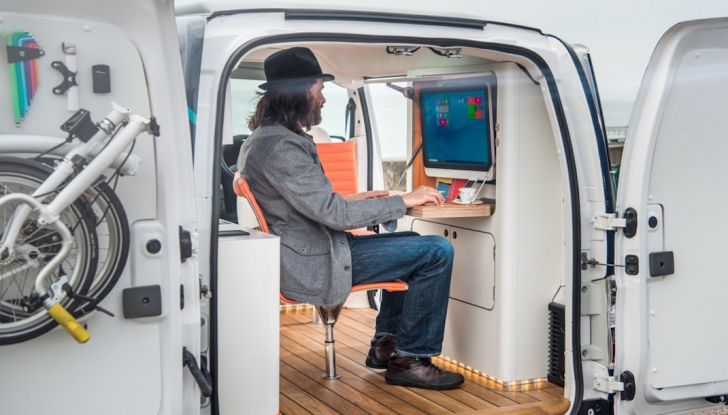 Nissan e-NV 200 WORKSPACe: l’ufficio mobile a zero emissioni - Foto 7 di 10