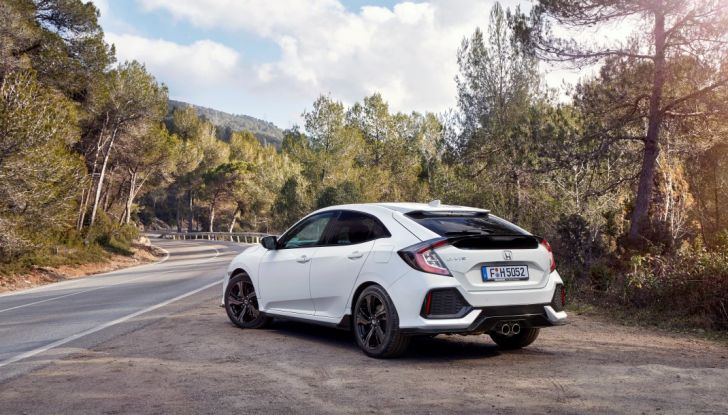 Civic Honda nuova, prova su strada.