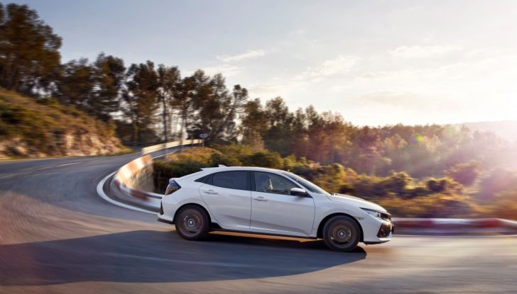 Civic Honda nuova, prova .