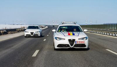 Alfa Romeo Giulia Veloce in dotazione alla Polizia romena