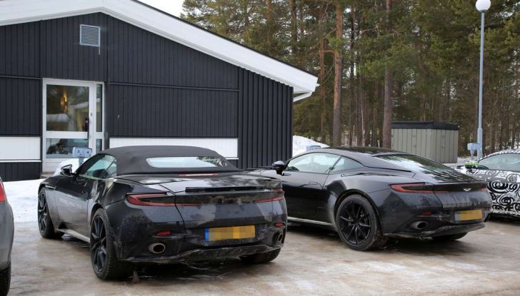 Aston Martin DB11 Volante 2018: le prime foto spia - Foto 14 di 24