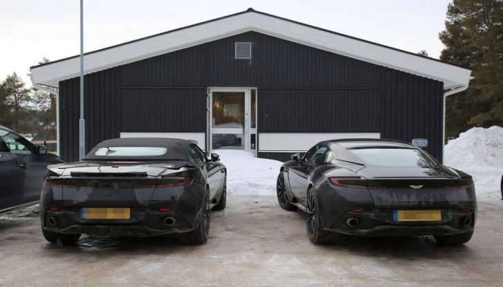 Aston Martin DB11 Volante 2018: le prime foto spia - Foto 15 di 24