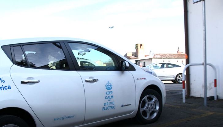 nissan colonnina ricarica