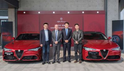 Cina: 350 Alfa Romeo Giulia vendute online in 33 secondi!