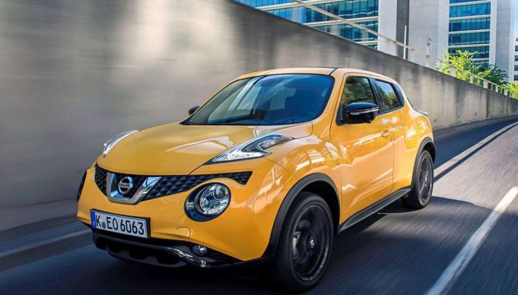 Dimensioni Nissan Juke, bagagliaio ed elettrificazione