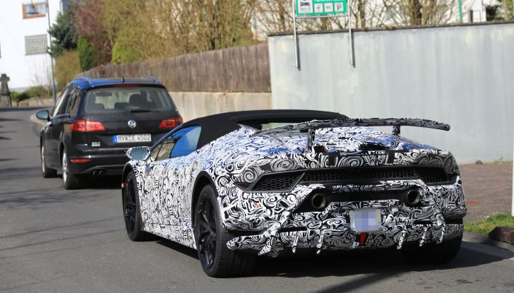 Lamborghini Huracan Spyder, la versione Performante da 640CV - Foto 7 di 14