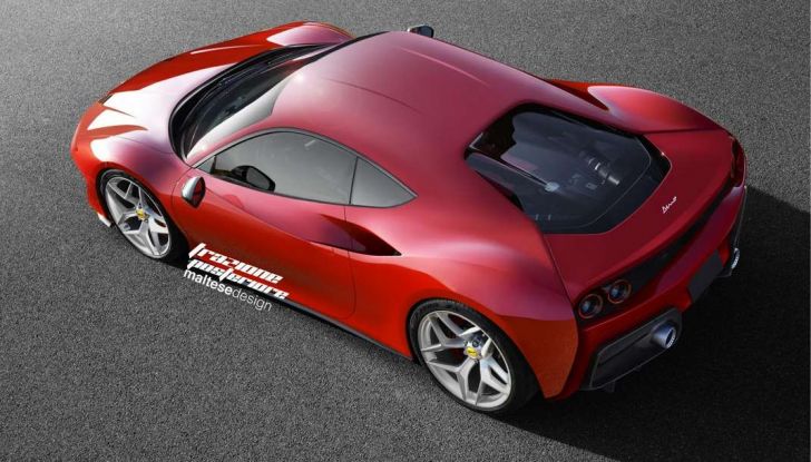 Nuova Ferrari Dino, il rendering di Trazione Posteriore - Foto 2 di 4