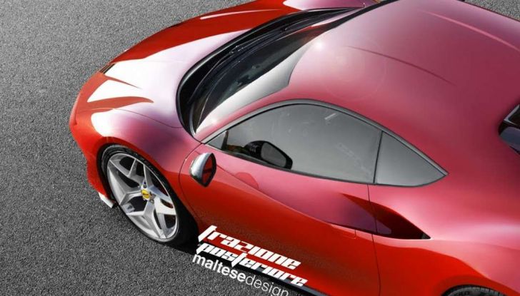 Nuova Ferrari Dino, il rendering di Trazione Posteriore - Foto 4 di 4