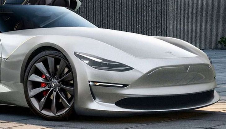 Tesla Roadster 2019, il rendering della scoperta elettrica - Foto 2 di 4
