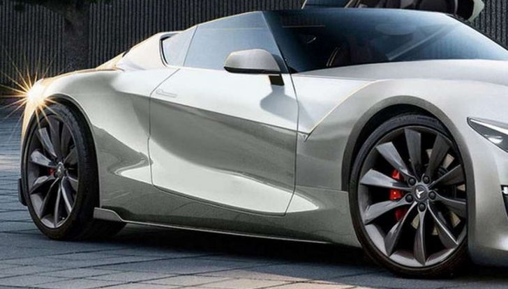 Tesla Roadster 2019, il rendering della scoperta elettrica - Foto 3 di 4
