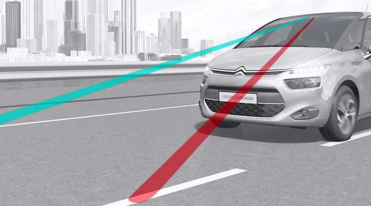 Citroën Lane Departure Warning, avviso attivo di superamento della linea di carreggiata - Foto 1 di 13