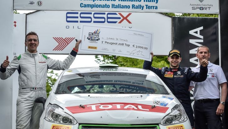 Damiano De Tommaso si impone al Rally Adriatico nel Trofeo Peugeot Comptetition TOP 208 - Foto 5 di 7