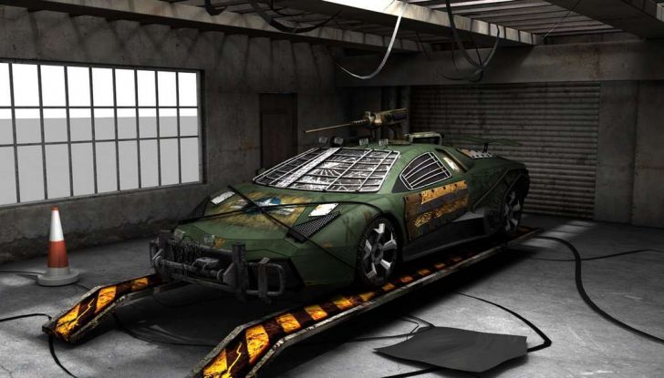 Lamborghini Reventon con modifiche anti invasione zombie - Foto 1 di 8