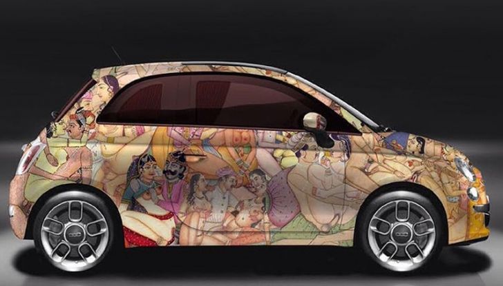 La Fiat 500 Kar_Masutra di Lapo Elkann e Garage Italia - Foto 1 di 8