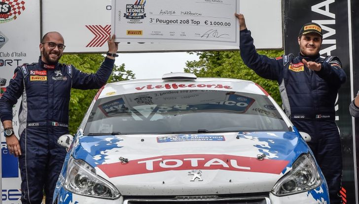 Damiano De Tommaso si impone al Rally Adriatico nel Trofeo Peugeot Comptetition TOP 208 - Foto 7 di 7