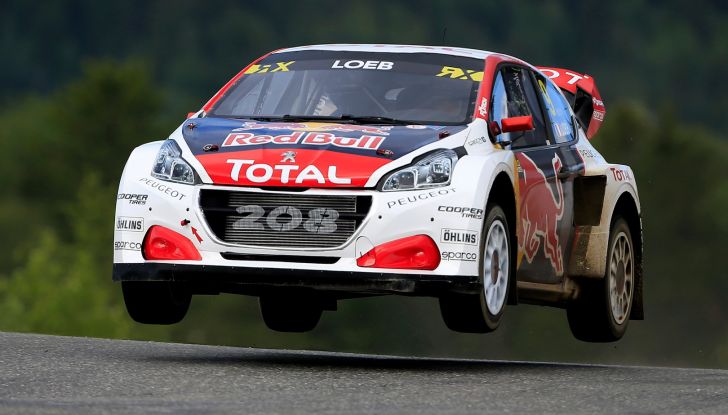 La 208 WRX di Loeb nuovamente sul podio nel Rallycross - Foto 1 di 3