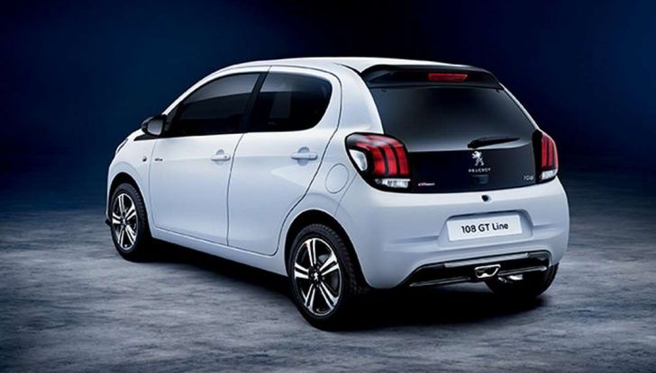 Peugeot 108 GT Line, allestimento sportivo per la citycar francese - Foto 2 di 10