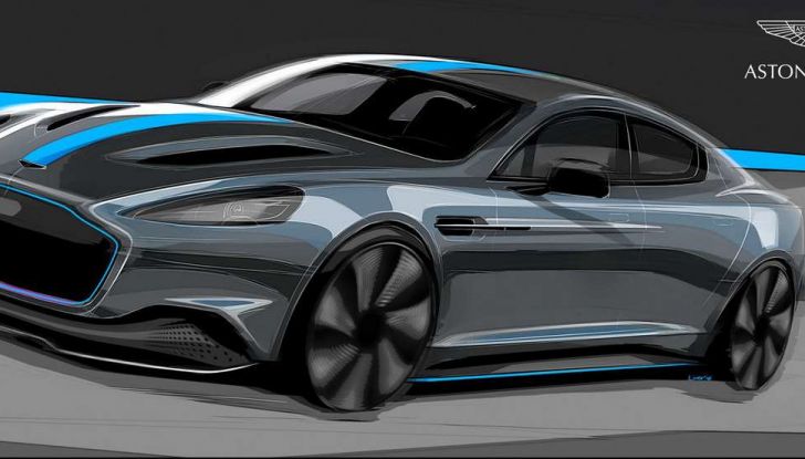 Aston Martin RapidE, la sportiva elettrica arriva nel 2019 - Foto 1 di 3